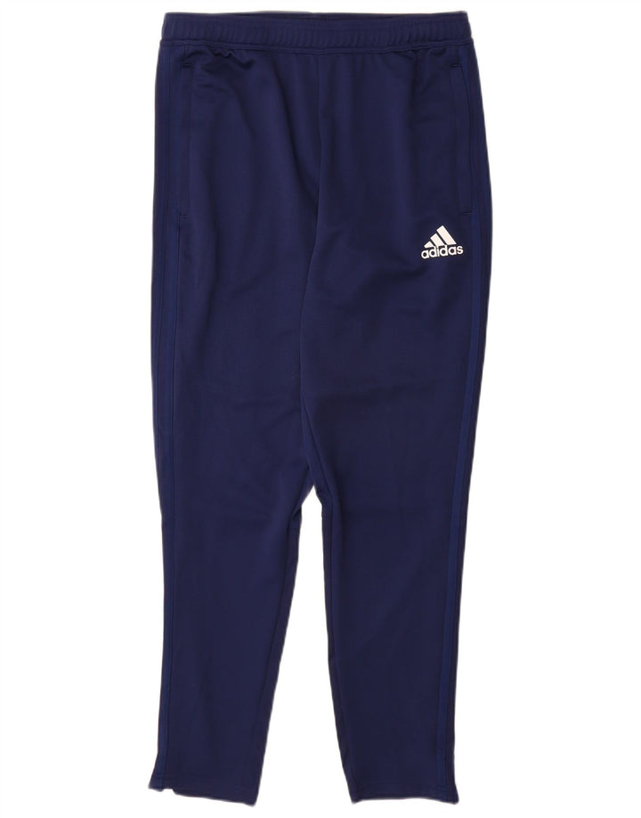 Calça de treino masculina Adidas Climacool médio azul marinho poliéster