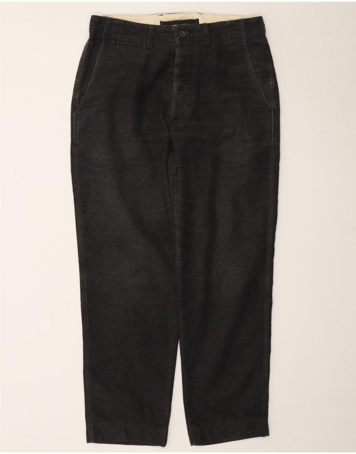 COTTON BELT Mens Straight Chino Trousers W32 L29 Grey Cotton Vintage Cotton Belt and Second-Hand Cotton Belt from Messina Hembry 