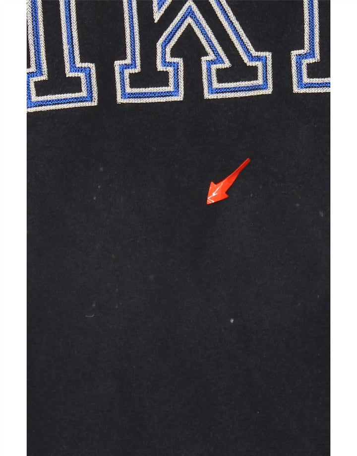 NIKE Mens Graphic Moletom Jumper Pequeno Azul Marinho Algodão