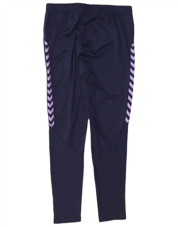 Calça de treino masculina Hummel Graphic XL azul marinho poliéster