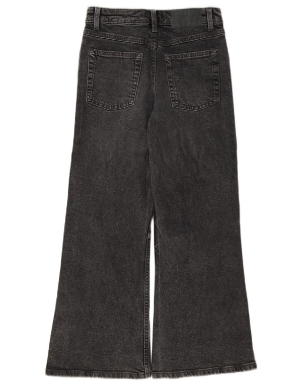 Zara Girls Jeans Flared 9-10 Anos W24 L25 Cinza