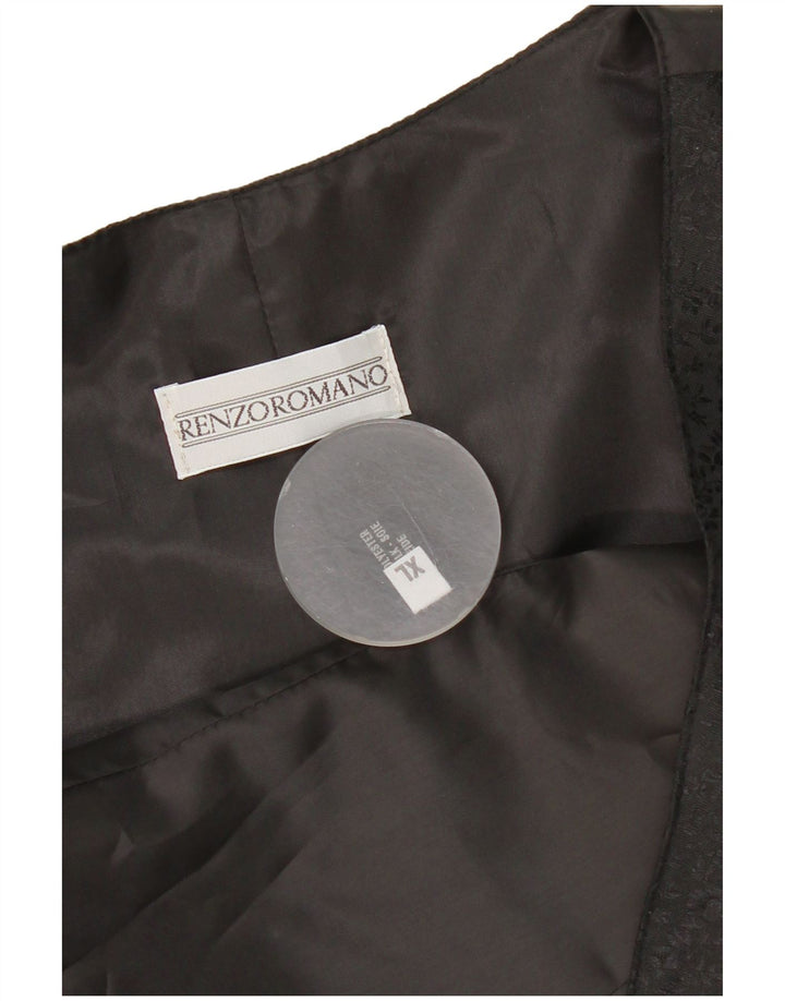 Colete masculino Renzo XL preto poliéster