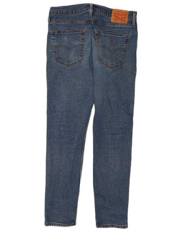 Calça jeans masculina Levi's 512 Slim Tapered W32 L32 azul algodão