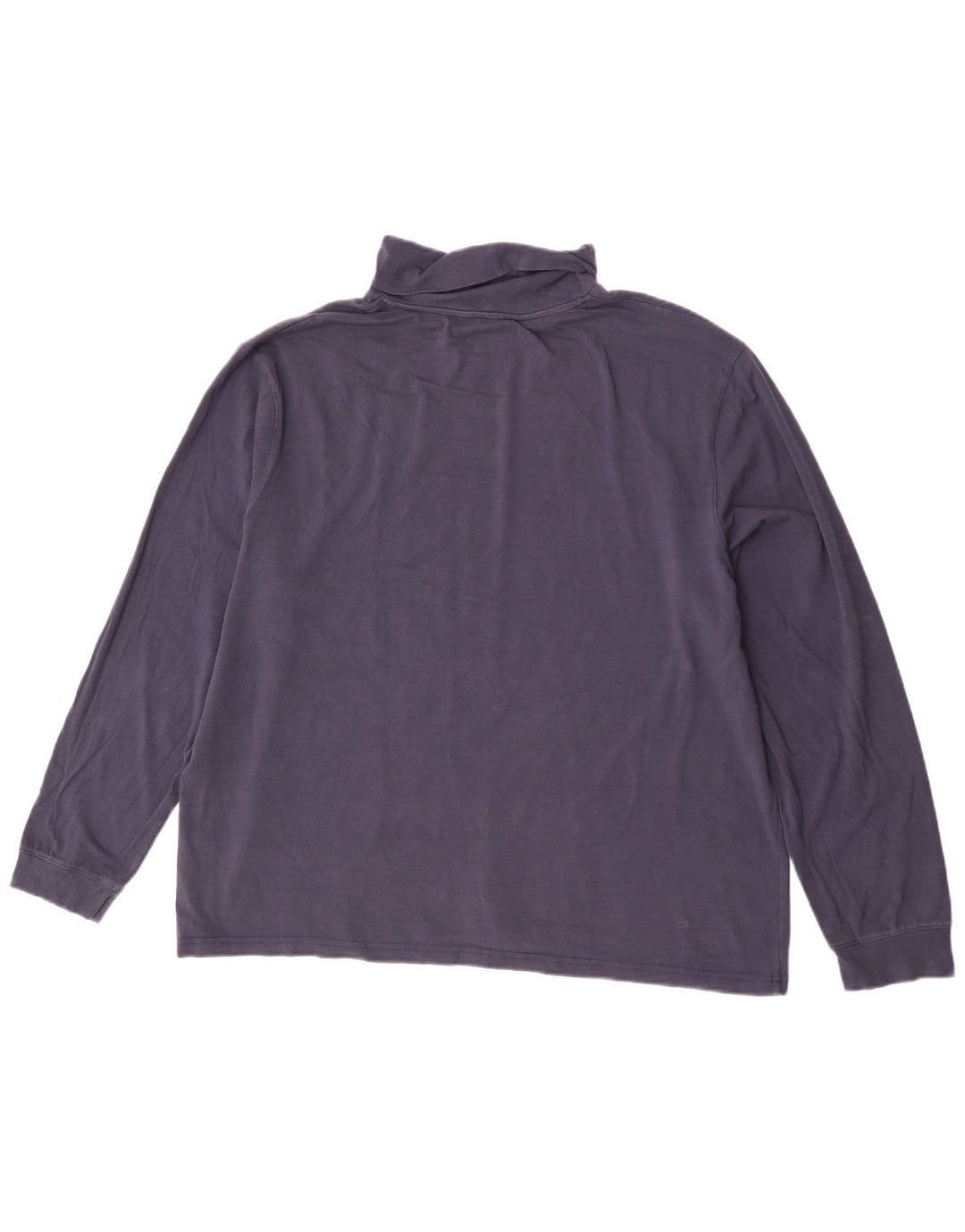 Top masculino Marks & Spencer manga comprida 2XL algodão azul marinho