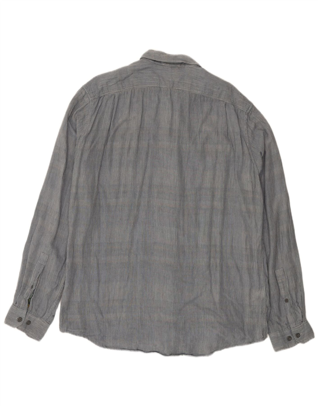 EDDIE BAUER Camisa masculina alta clássica de algodão grande azul