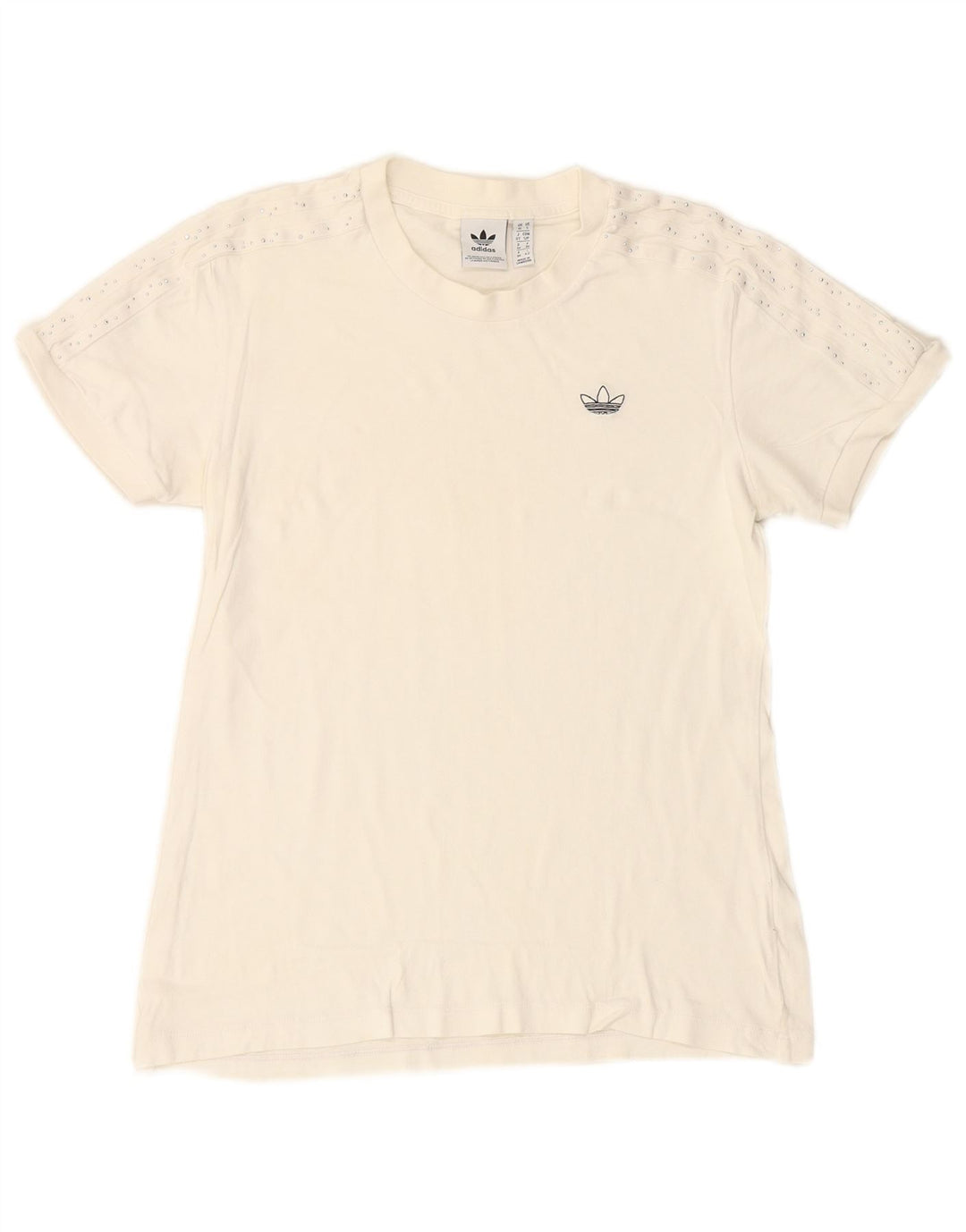 Camiseta Adidas Feminina Top UK 10 Pequena Branca