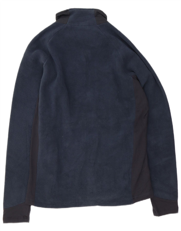 Jaqueta de lã masculina Kappa UK 42 XL azul marinho poliéster colorblock