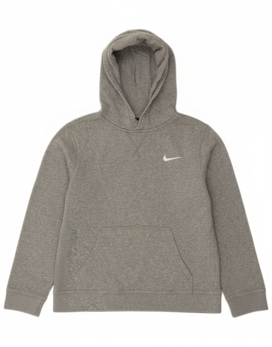 Jumper com capuz Nike Boys 10-11 anos cinza médio manchado