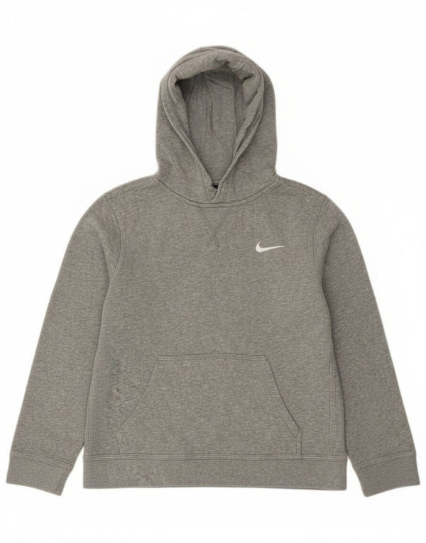 Jumper com capuz Nike Boys 10-11 anos cinza médio manchado