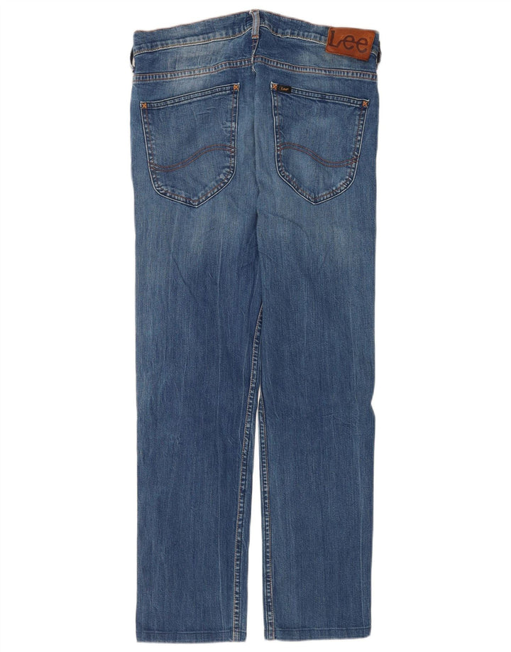 Lee Womens Powell Slim Jeans W31 L29 Azul Algodão