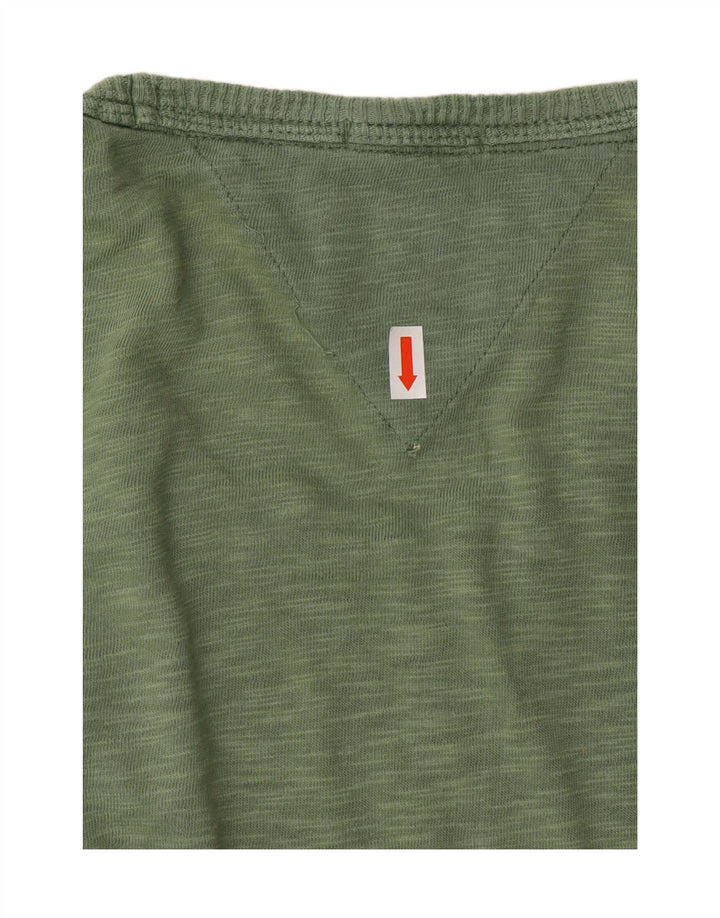 TOMMY HILFIGER Mens T-Shirt Top XL Green Cotton Vintage Tommy Hilfiger and Second-Hand Tommy Hilfiger from Messina Hembry 