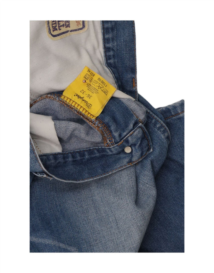 Wrangler feminino bootcut jeans W36 L32 azul algodão