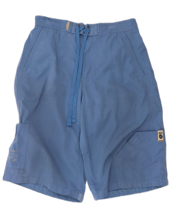 Shorts de natação masculino Marks & Spencer Cargo pequeno azul poliéster