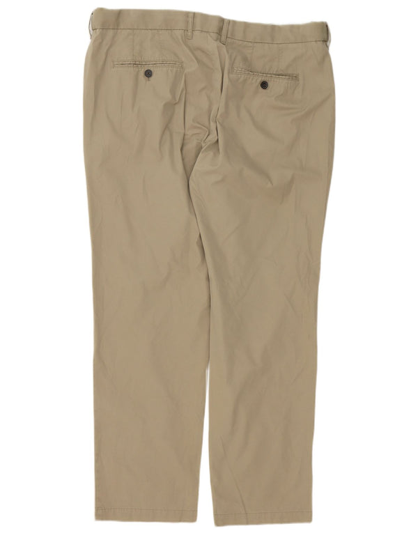 Calça chino masculina Marks & Spencer Heritage Regular Fit W40 L31 bege