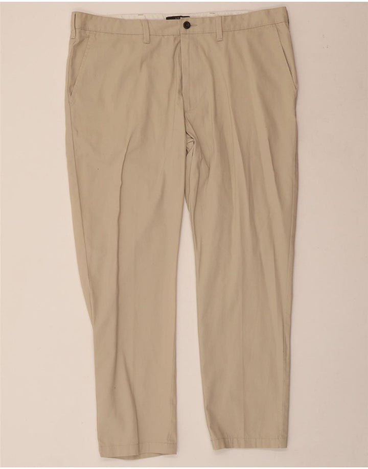 Calça Chino Cônica Masculina Marks & Spencer W40 L29 Algodão Bege