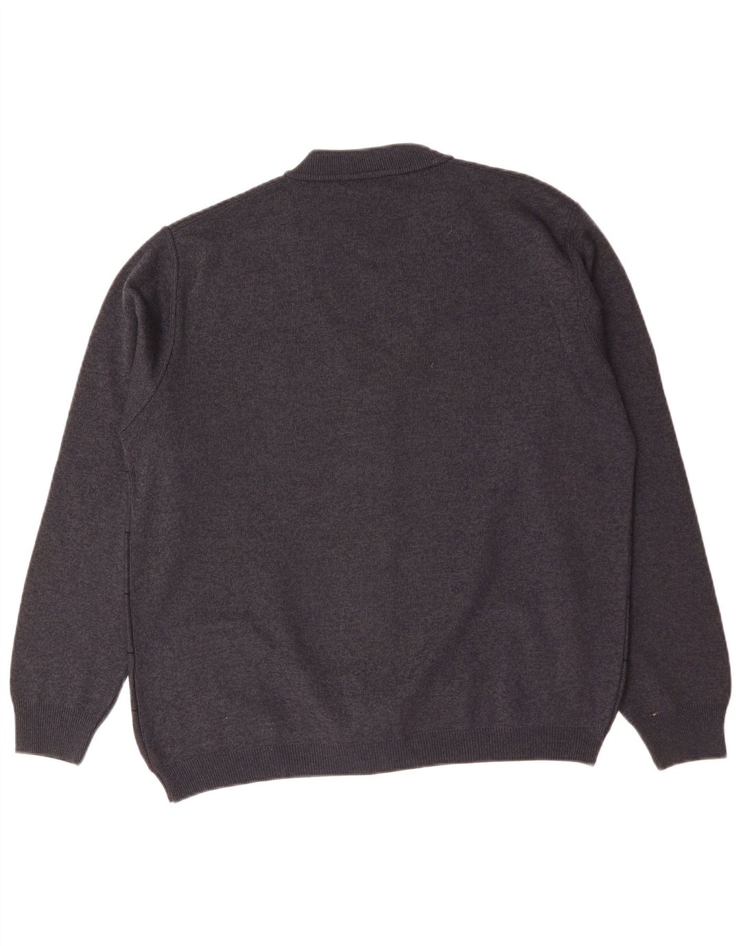 Suéter cardigã masculino RODES grande lã xadrez cinza