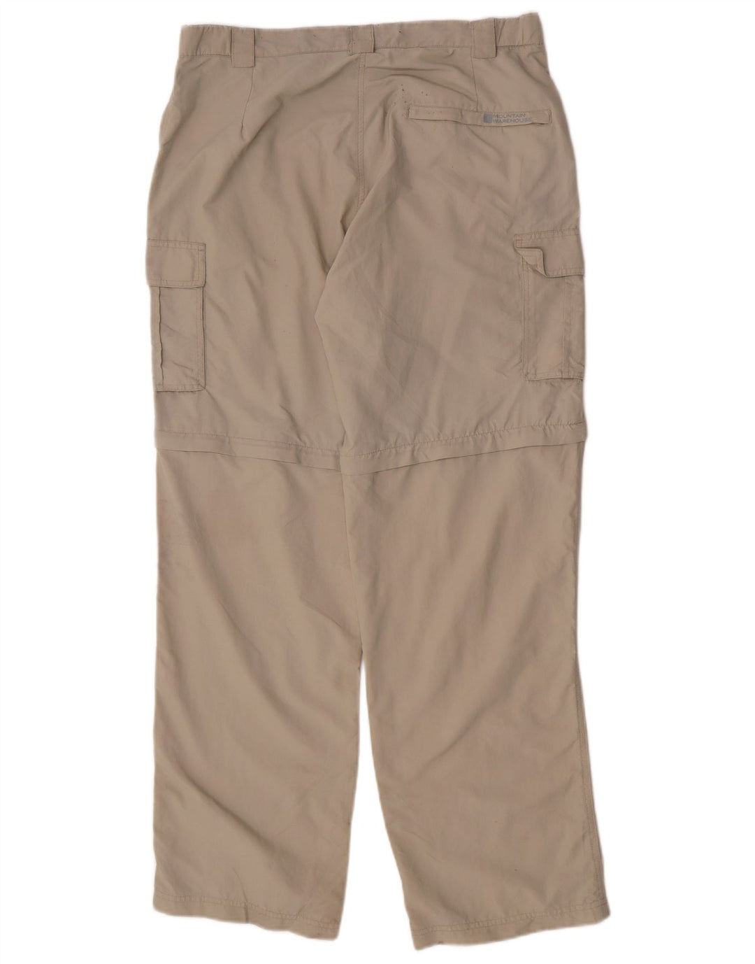 Calça cargo feminina reta Mountain Warehouse UK 14 grande W32 L31 bege