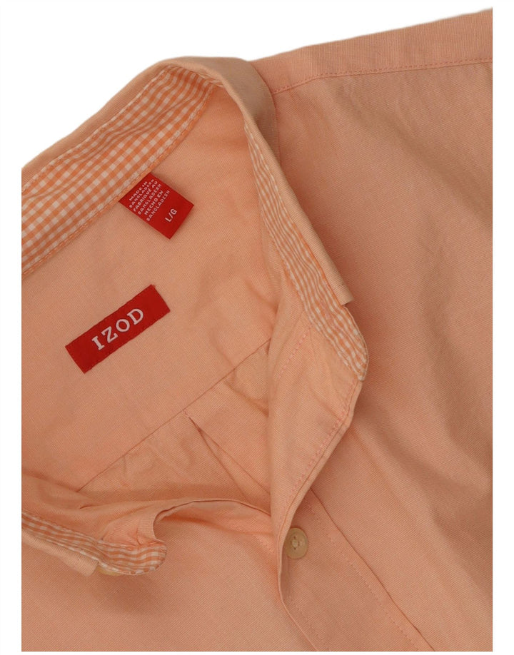 Camisa masculina Izod grande laranja