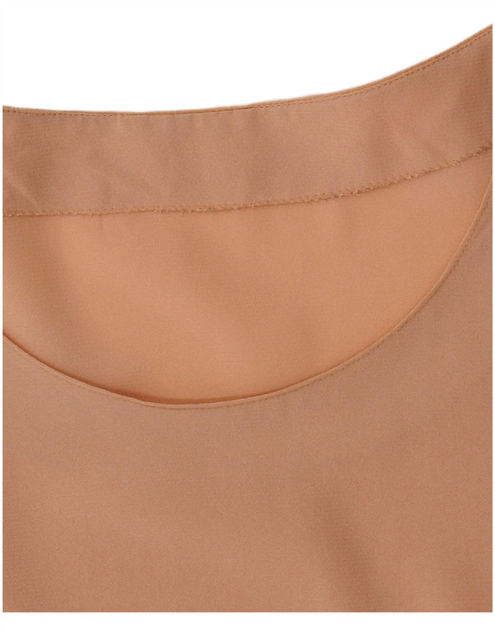 Blusa feminina VINTAGE UK 16 grande bege