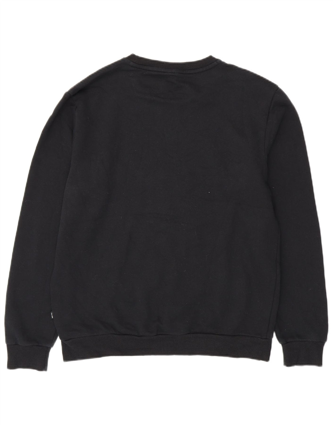 Puma moletom masculino jumper médio algodão preto