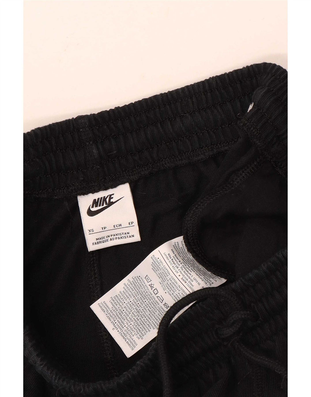 Shorts esportivos masculinos Nike XS algodão preto