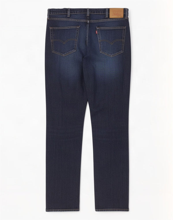 Levi's Masculino 511 Slim Jeans W38 L34 Azul Marinho Algodão