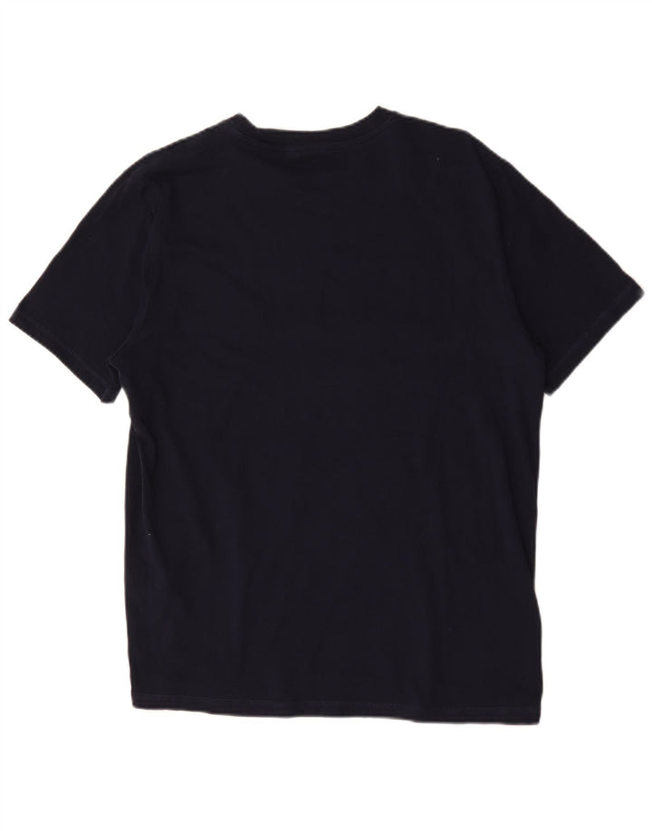 Camiseta masculina Ellesse Top médio algodão azul marinho