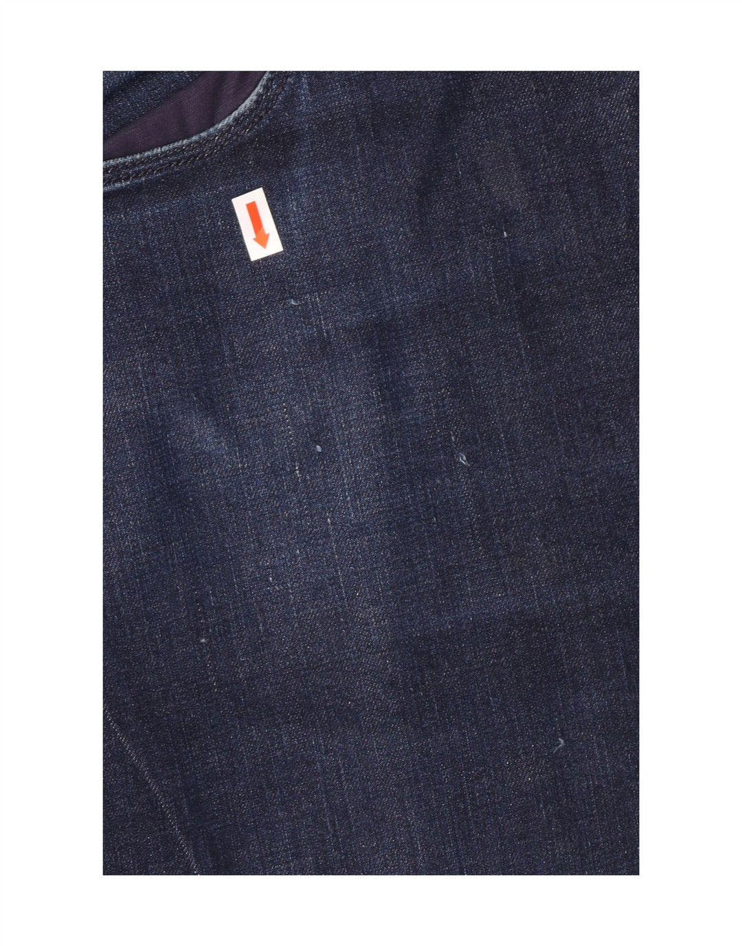 ARMANI Calça jeans reta masculina W34 L29 algodão azul marinho