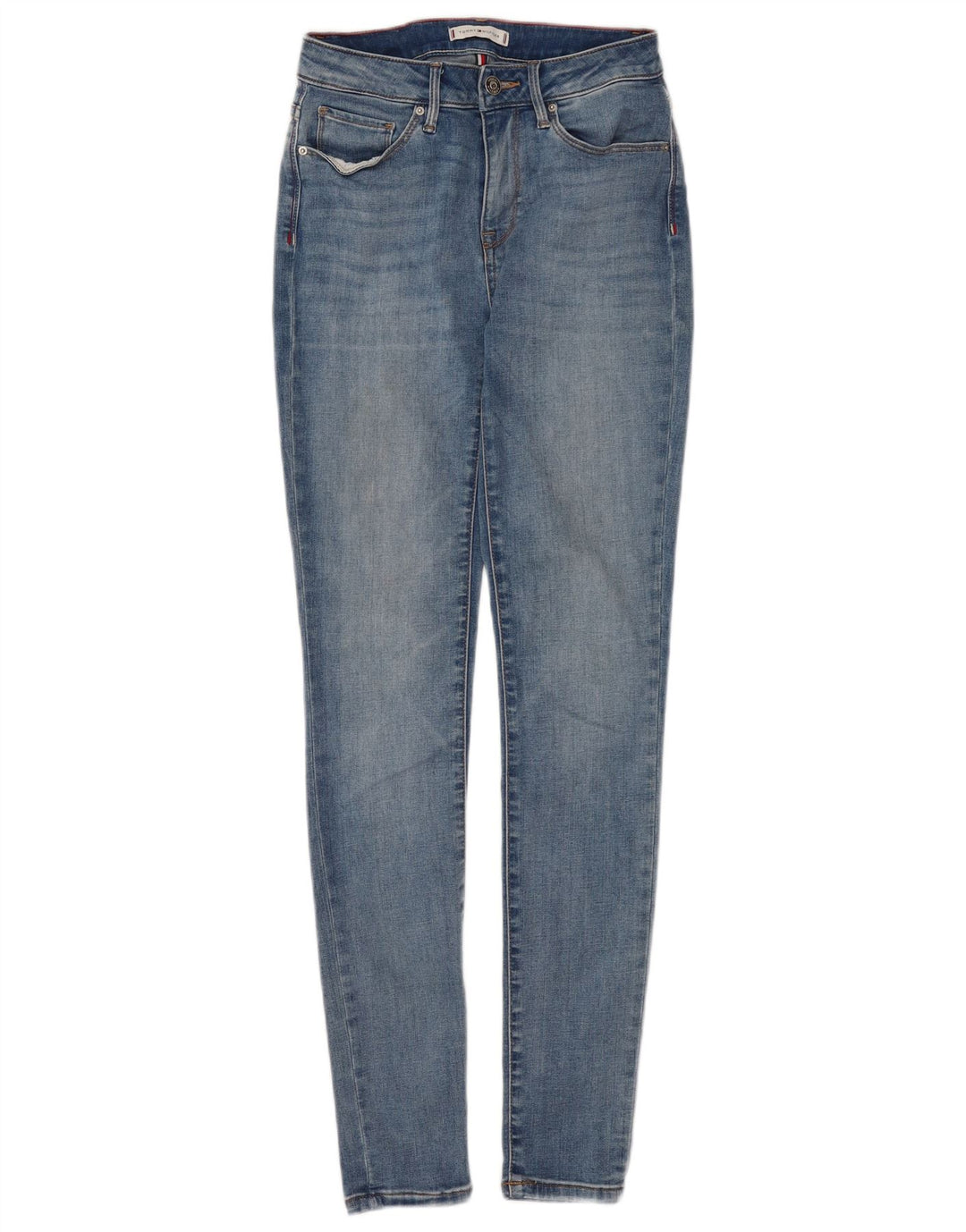 Tommy Hilfiger Feminino Como Jegging Jeans W28 L32 Azul Algodão