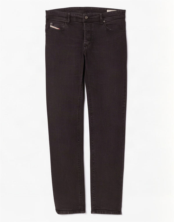 Diesel Mens Sleenker Slim Skinny Jeans W34 L32 Algodão Preto