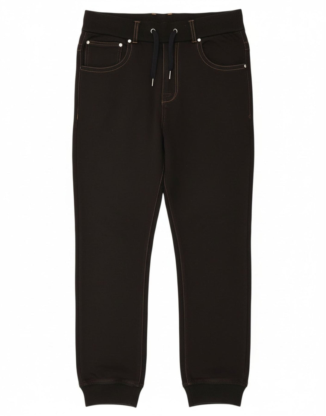 Zara Mens Joggers Calças Cropped Pequenas W30 L25 Pretas