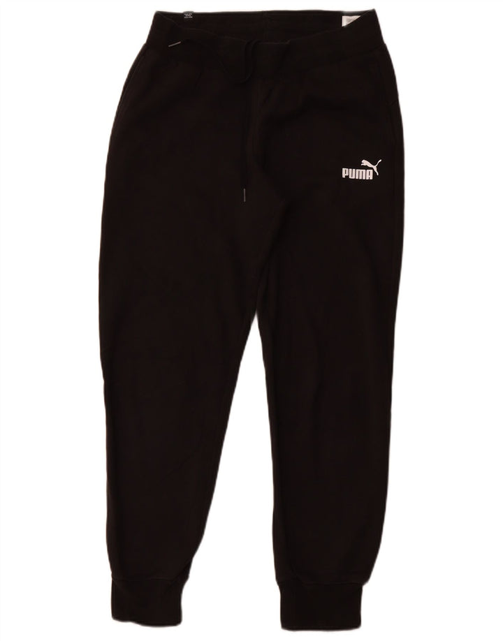 Calça de treino masculina Puma Joggers pequeno algodão preto