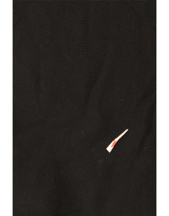 Saia feminina Zara A-Line pequena W26 viscose preta