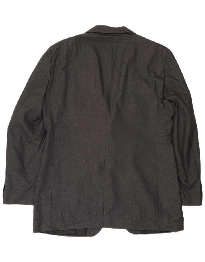 Jaqueta blazer masculina DOCKERS com 2 botões UK 42 XL cinza poliéster