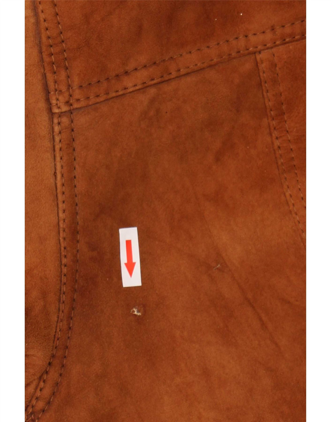 Jaqueta masculina vintage Shearling IT 46 pequena marrom