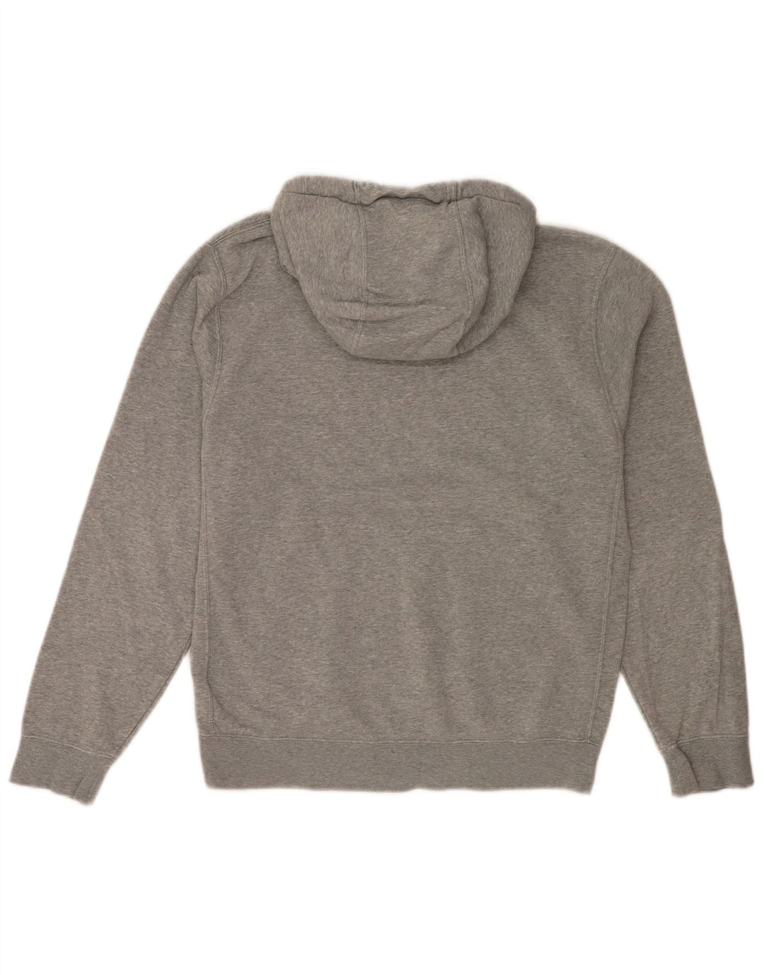 Suéter Nike Masculino Graphic Regular Fit com capuz pequeno cinza algodão