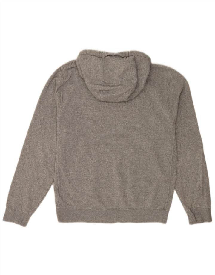 Suéter Nike Masculino Graphic Regular Fit com capuz pequeno cinza algodão