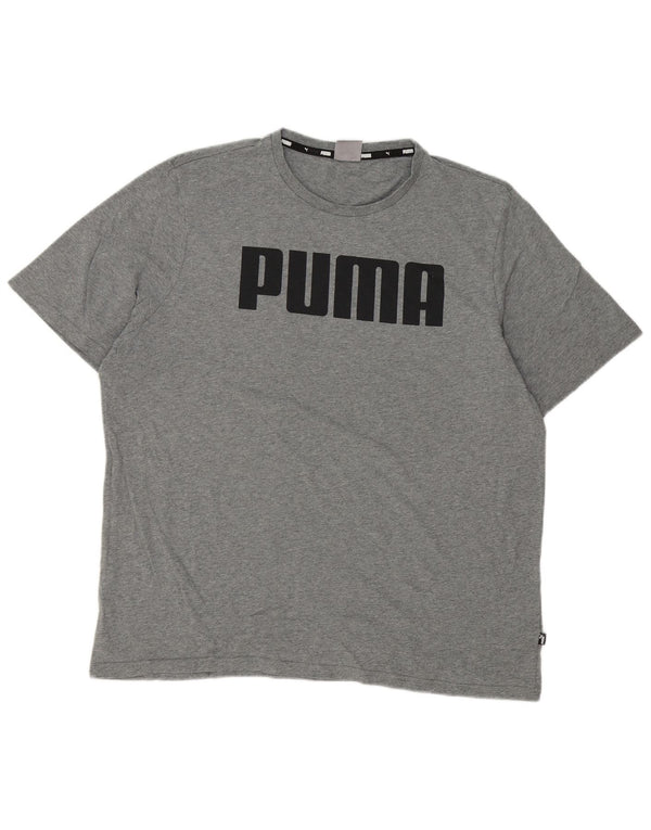 Puma Camiseta Masculina Graphic Top XL Algodão Cinza
