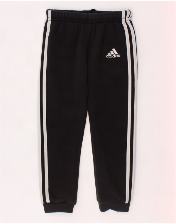 Adidas bebê meninos joggers calças de treino 18-24 meses algodão preto
