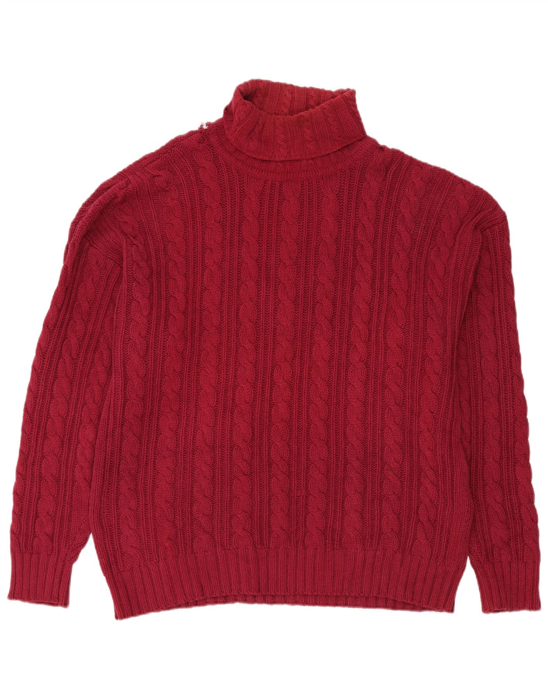 Suéter masculino Eddie Bauer com gola redonda, algodão vermelho grande