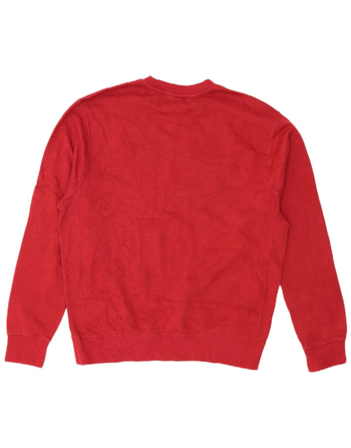 Nike moletom masculino jumper médio algodão vermelho