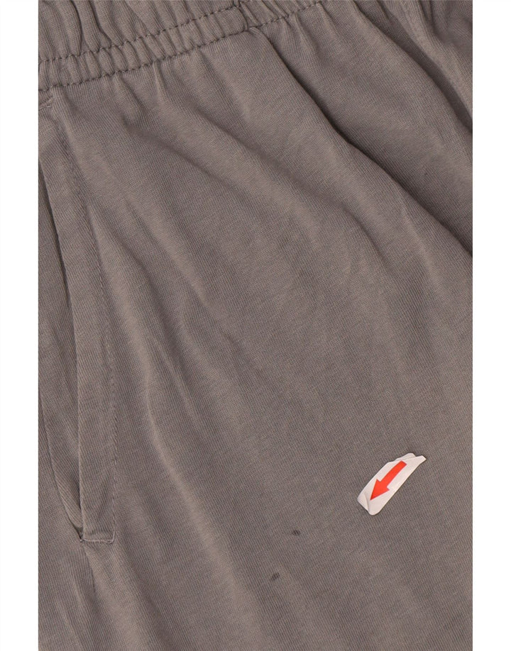 Shorts esportivos masculinos Nike médio cinza algodão