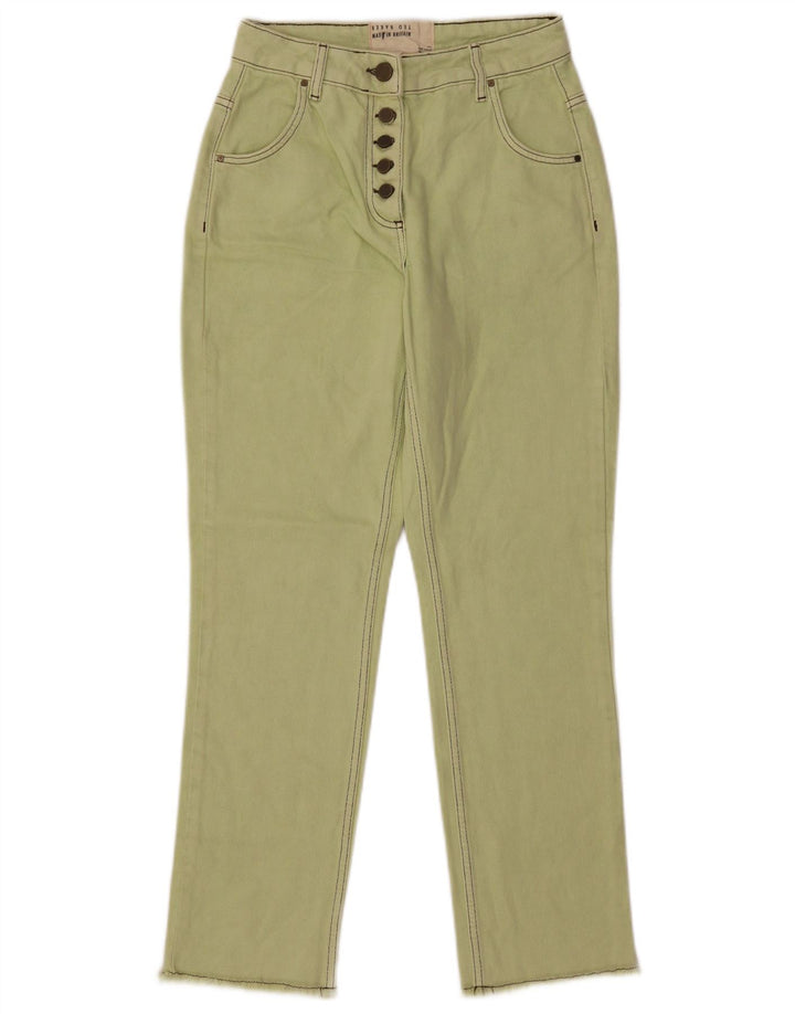 Jeans slim feminino TED BAKER W26 L29 algodão verde