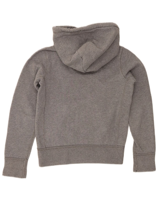 Abercrombie & Fitch Boys Muscle Hoodie Jumper 11-12 anos cinza médio
