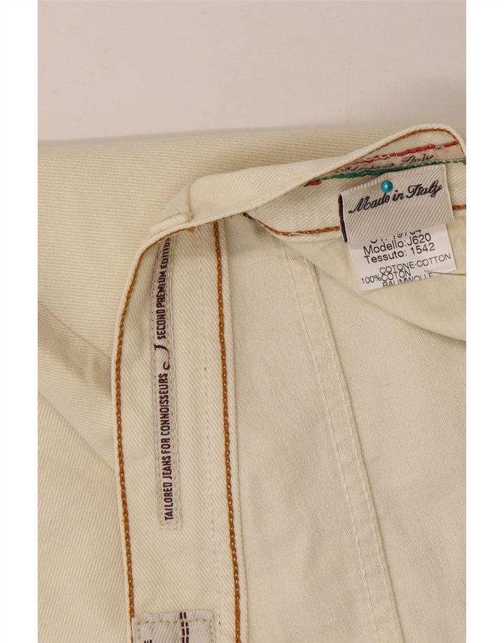 Jacob Cohen Jeans retos masculinos W35 L34 algodão bege