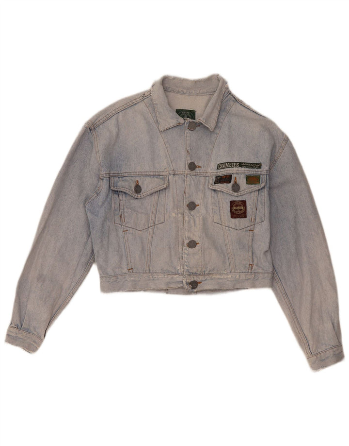 Jaqueta jeans feminina CHAMBERS UK 16 grande azul