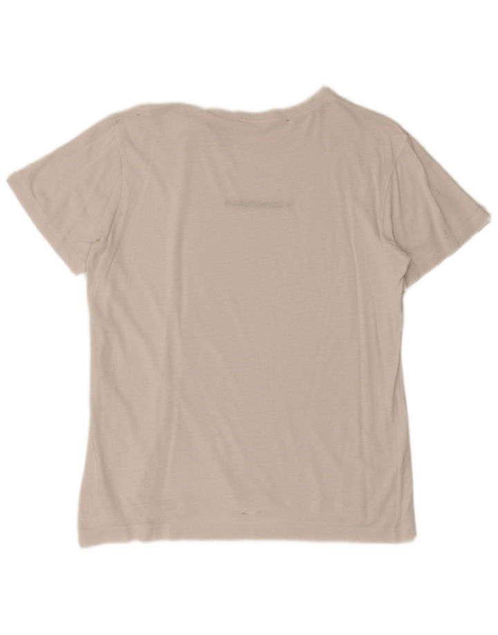 CALVIN KLEIN JEANS Camiseta masculina de algodão branco médio