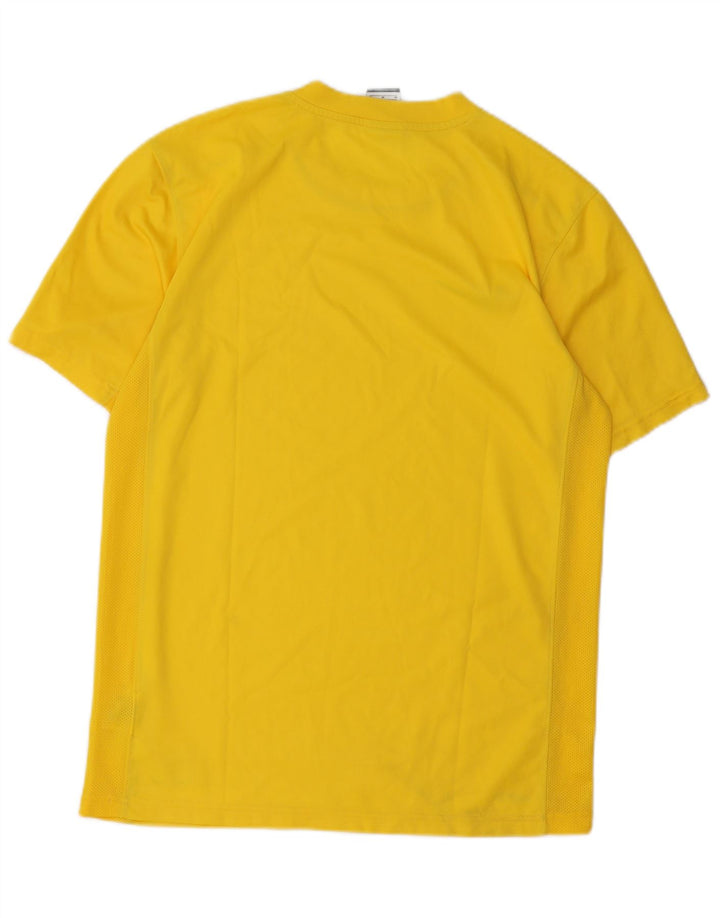 Camiseta masculina Nike Dri Fit Top poliéster amarelo médio