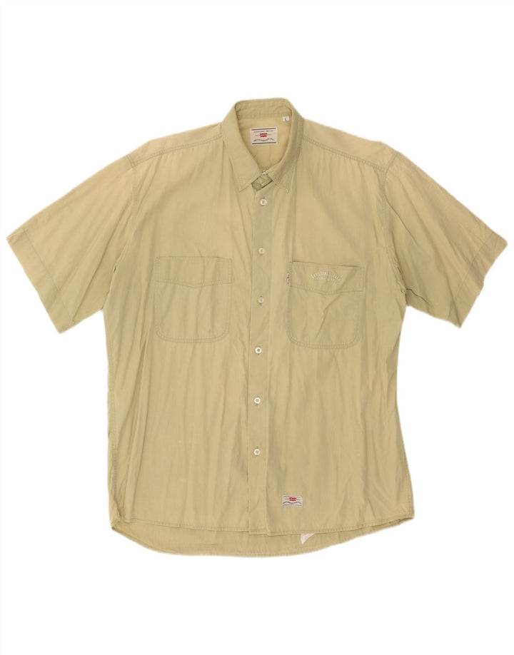 Camisa masculina de manga curta Levi's grande verde