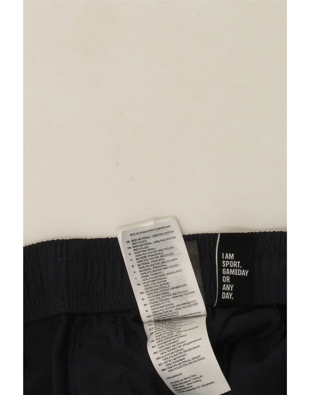 Calça de treino masculina Adidas XL azul marinho poliéster